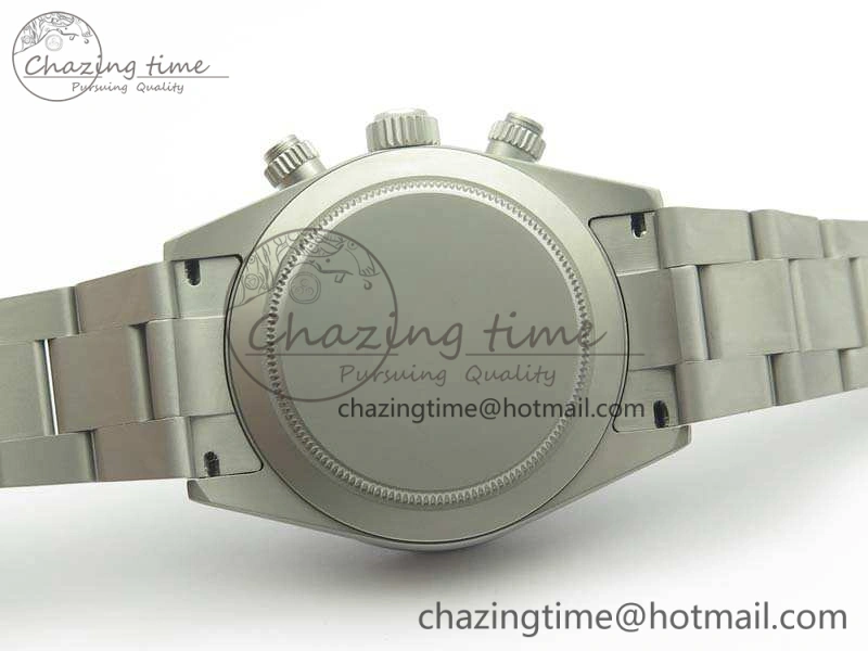 Daytona Newman Sandblasted SS White Black Dial On SS Bracelet A Minimalist 3522