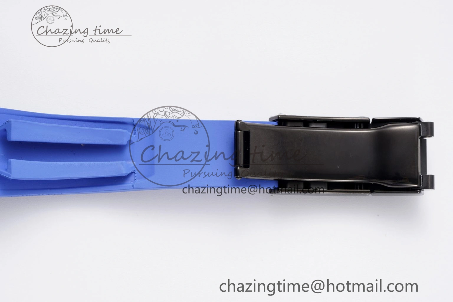Soft Daytona PVD Carbon Bezel GETF Best Edition Skeleton Blue Dial on Blue Rubber Strap SA 1940
