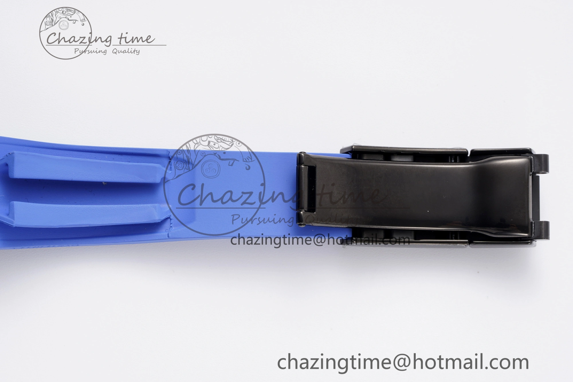 Soft Daytona PVD Carbon Bezel GETF Best Edition Skeleton Blue Dial on Blue Rubber Strap SA 1940