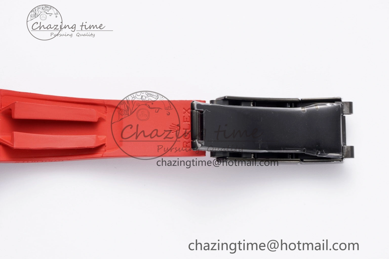 Modern Daytona PVD Carbon Bezel GETF Best Edition Skeleton Red Dial on Red Rubber Strap SA 1944