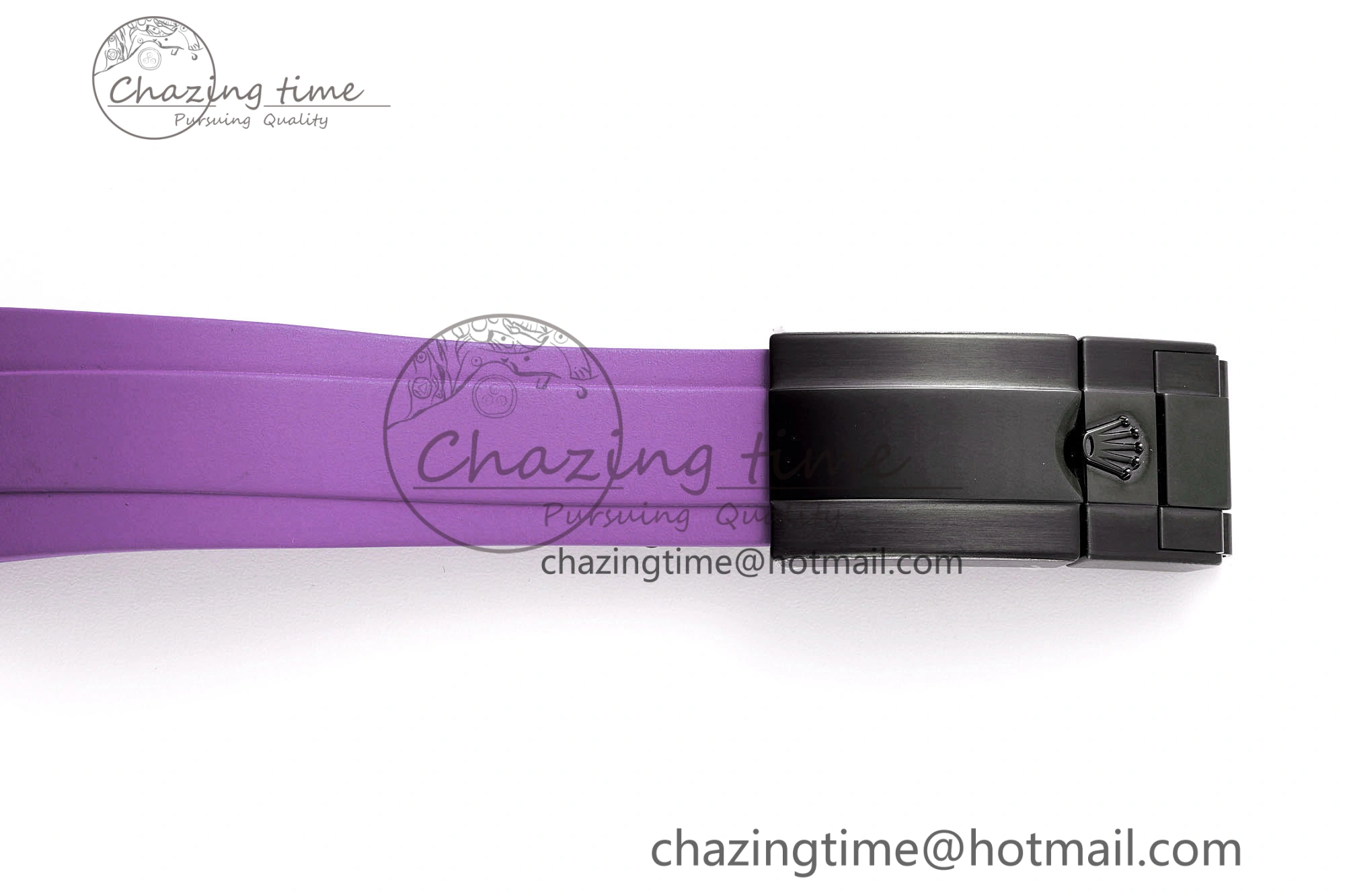 Daytona PVD Ceramic Bezel GETF Best Edition Skeleton Purple Dial on Purple Rubber Strap SA Efficient 1935
