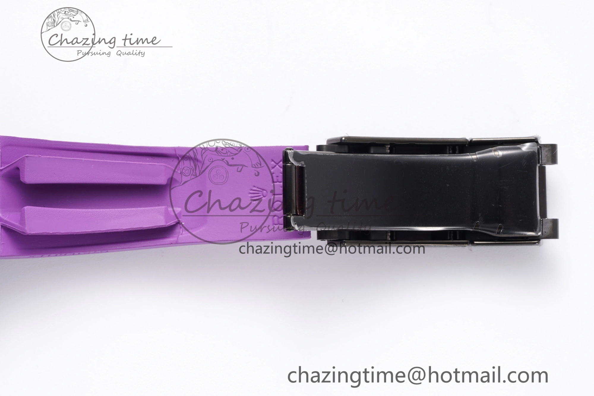 Daytona PVD Ceramic Bezel GETF Best Edition Skeleton Purple Dial on Purple Rubber Strap SA Efficient 1935