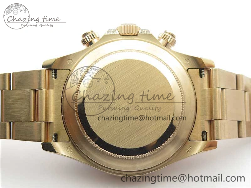 Soft Daytona RG JHF Best Edition RG Diamonds Dial Rainbow Bezel on RG Bracelet A 3201
