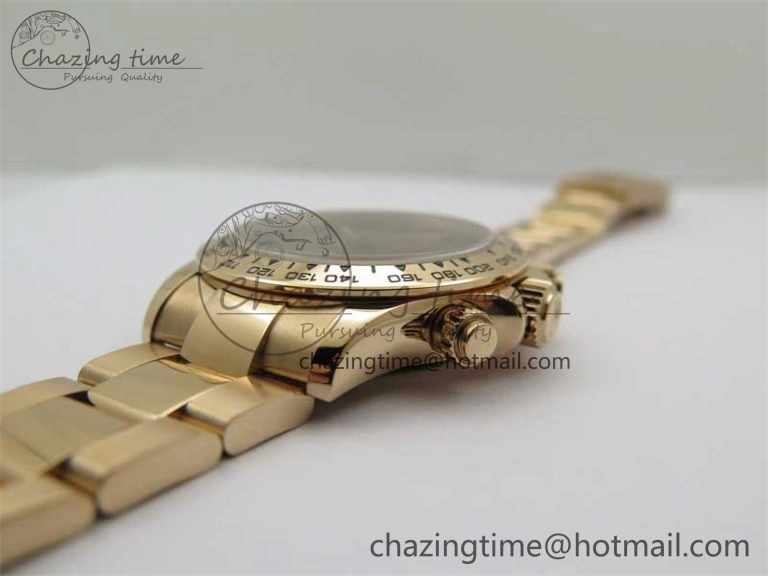 Daytona RG KKF 1:1 Best Edition 904L Steel Brown Dial on RG Bracelet A Fashionable 2454
