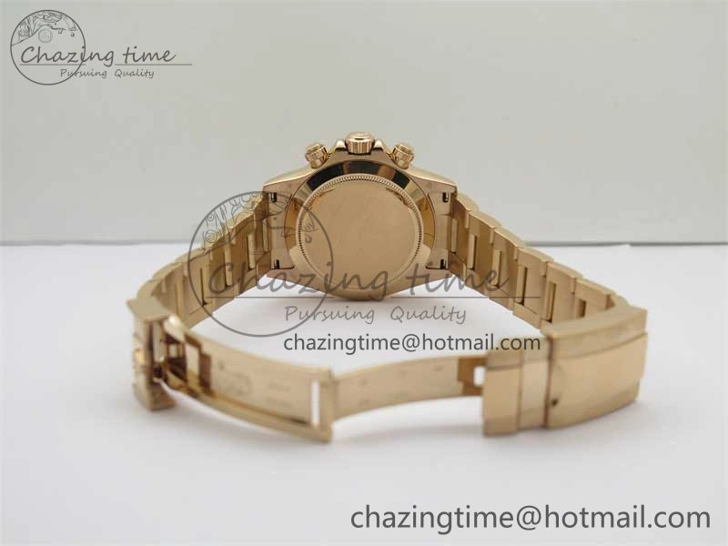 Daytona RG KKF 1:1 Best Edition 904L Steel Brown Dial on RG Bracelet A Fashionable 2454
