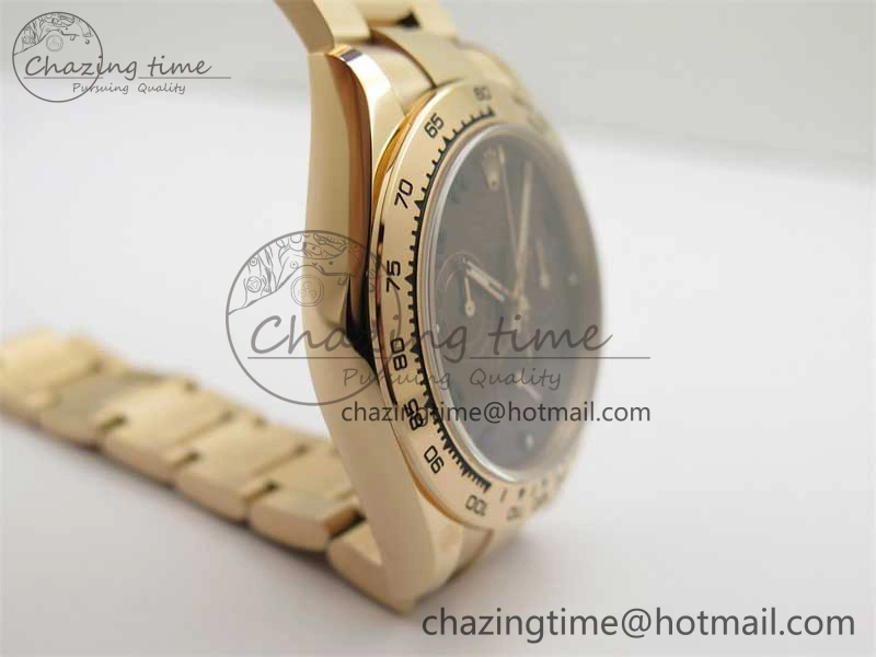 Daytona RG KKF 1:1 Best Edition 904L Steel Brown Dial on RG Bracelet A Fashionable 2454
