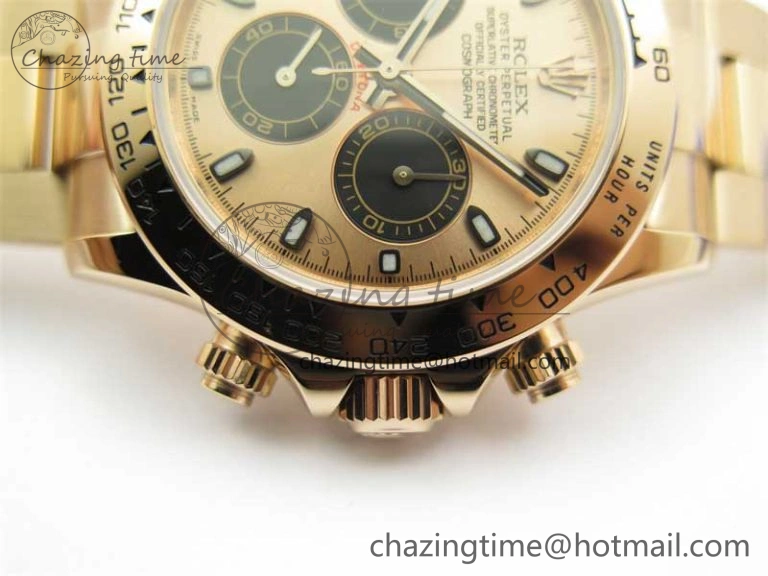Daytona RG KKF 1:1 Best Edition 904L Steel RG Dial on RG Bracelet A OdorResistant 2453