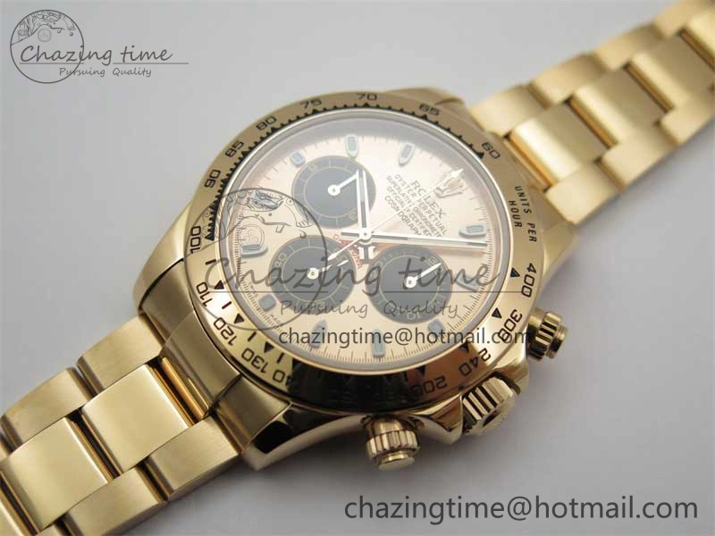 Daytona RG KKF 1:1 Best Edition 904L Steel RG Dial on RG Bracelet A OdorResistant 2453
