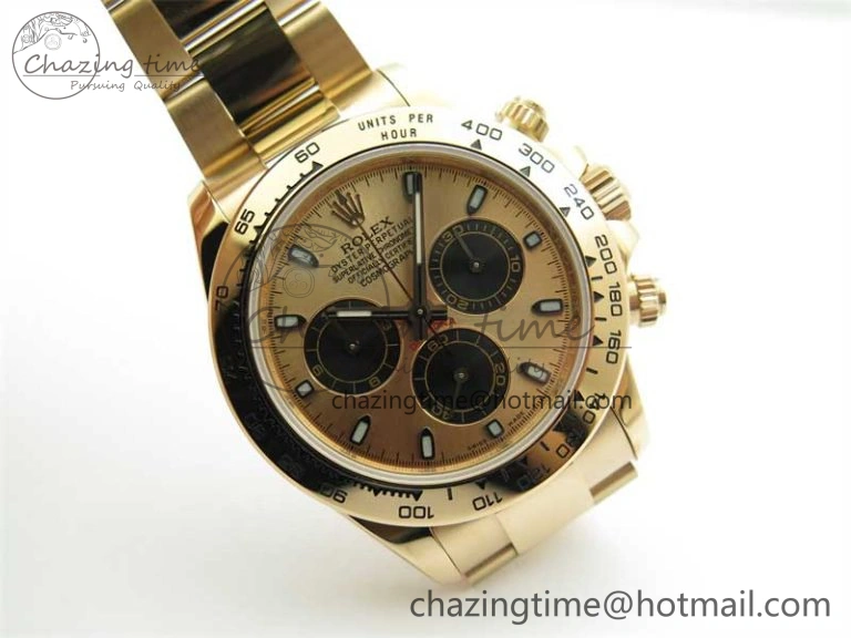 Daytona RG KKF 1:1 Best Edition 904L Steel RG Dial on RG Bracelet A OdorResistant 2453