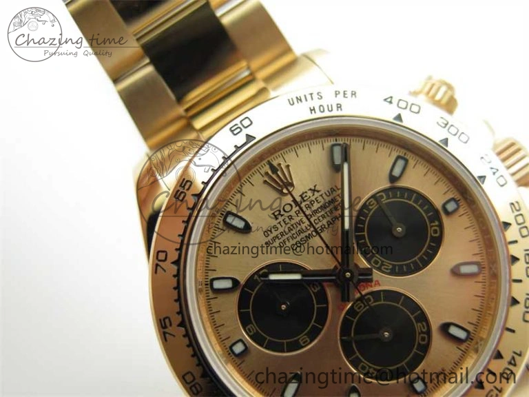 Daytona RG KKF 1:1 Best Edition 904L Steel RG Dial on RG Bracelet A OdorResistant 2453