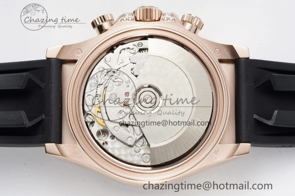 Daytona RG Rainbow Diamonds Bezel JVSF 1:1 Best Edition 904L Steel White Panda Dial on Oysterflex Strap A Trendy 2244