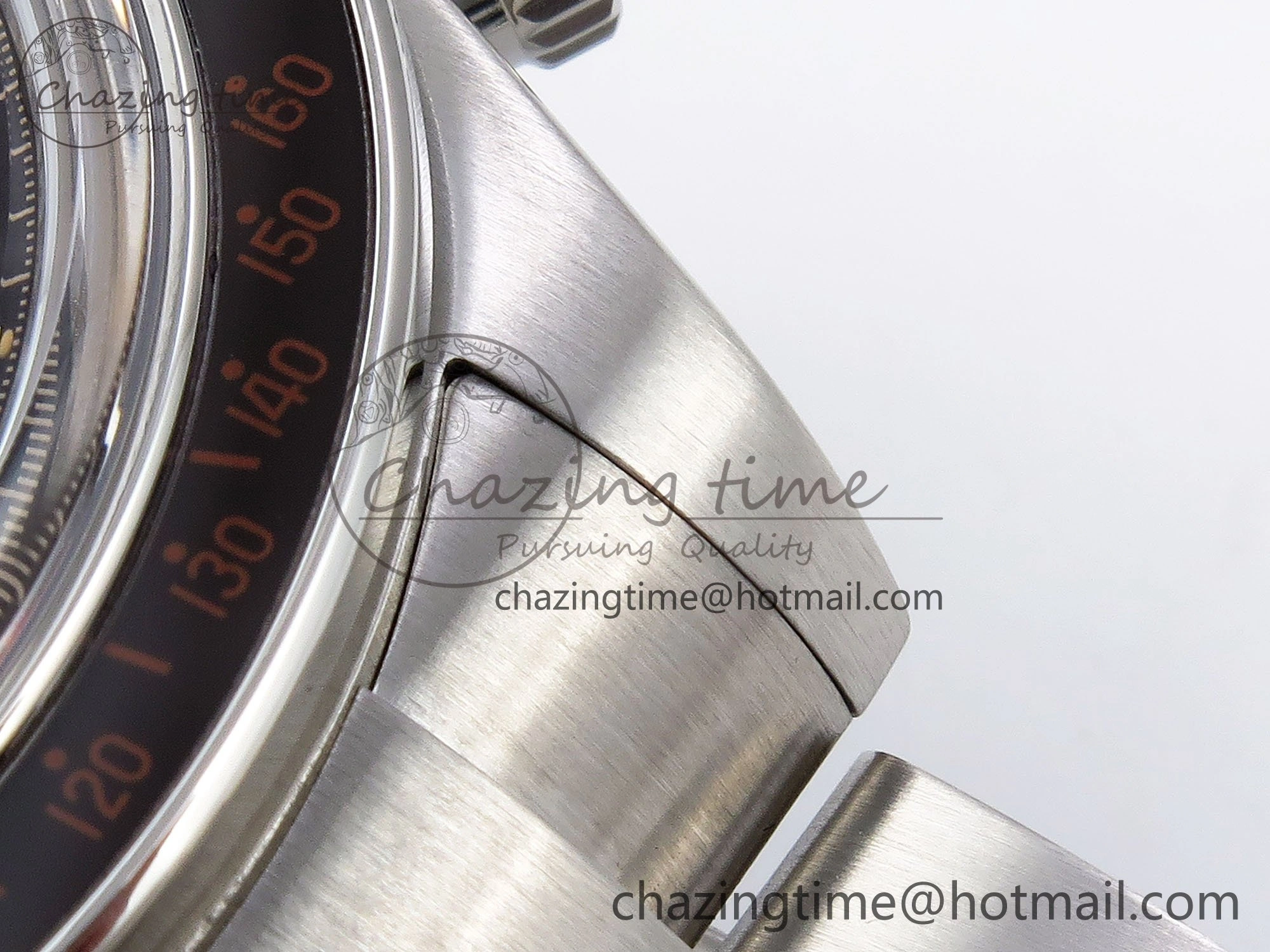 SoftTouch Daytona SS ADGF Best Edition Black Orange Dial on SS Bracelet A 1639