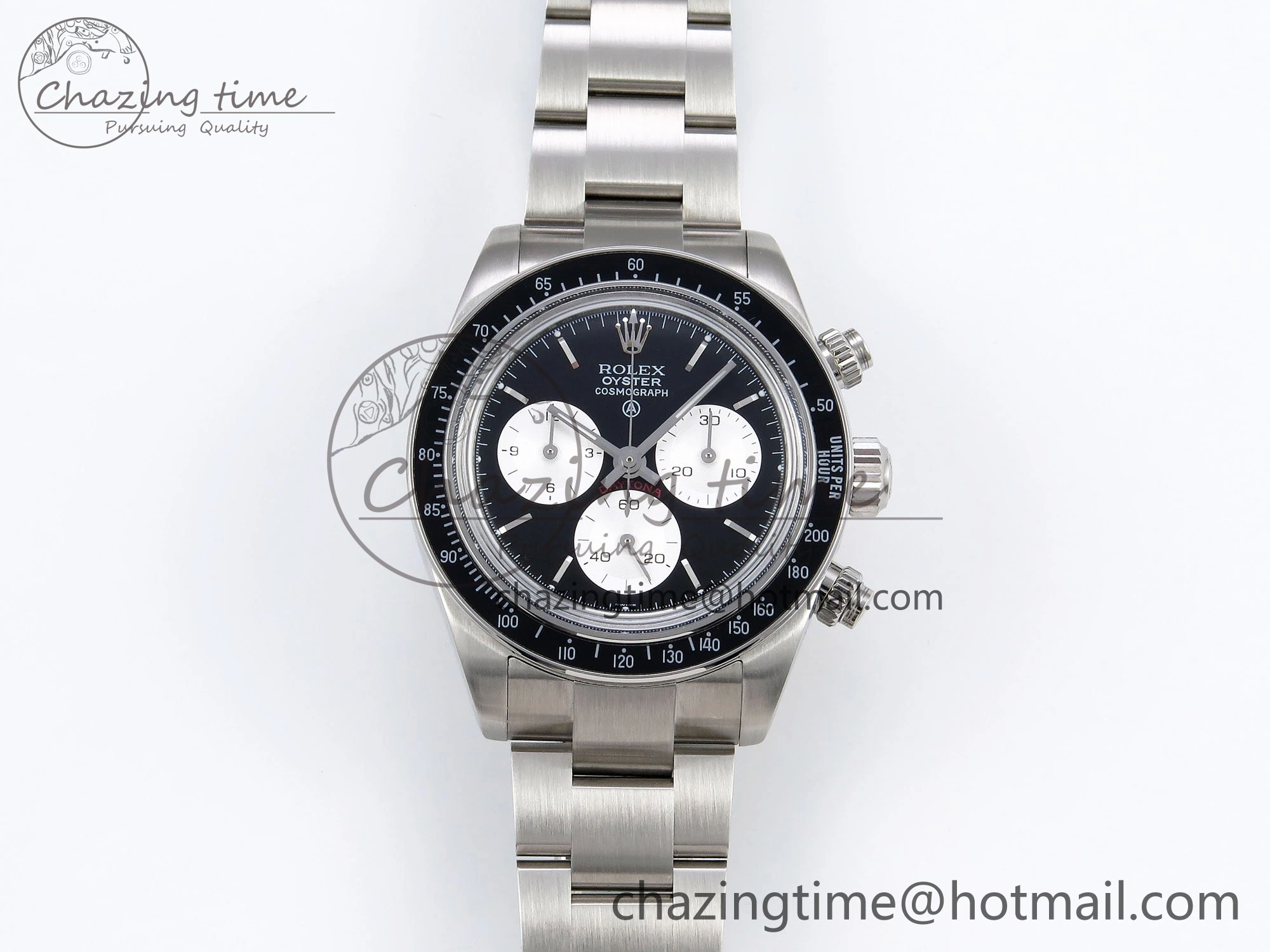 Daytona SS ADGF Best Edition Black White Dial on SS Bracelet A Soft 1640