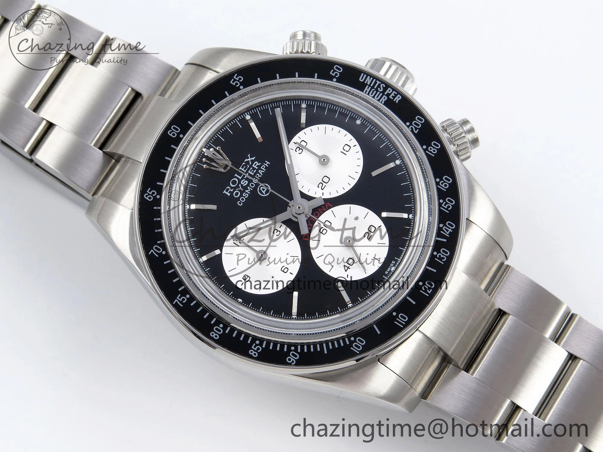 Daytona SS ADGF Best Edition Black White Dial on SS Bracelet A Soft 1640
