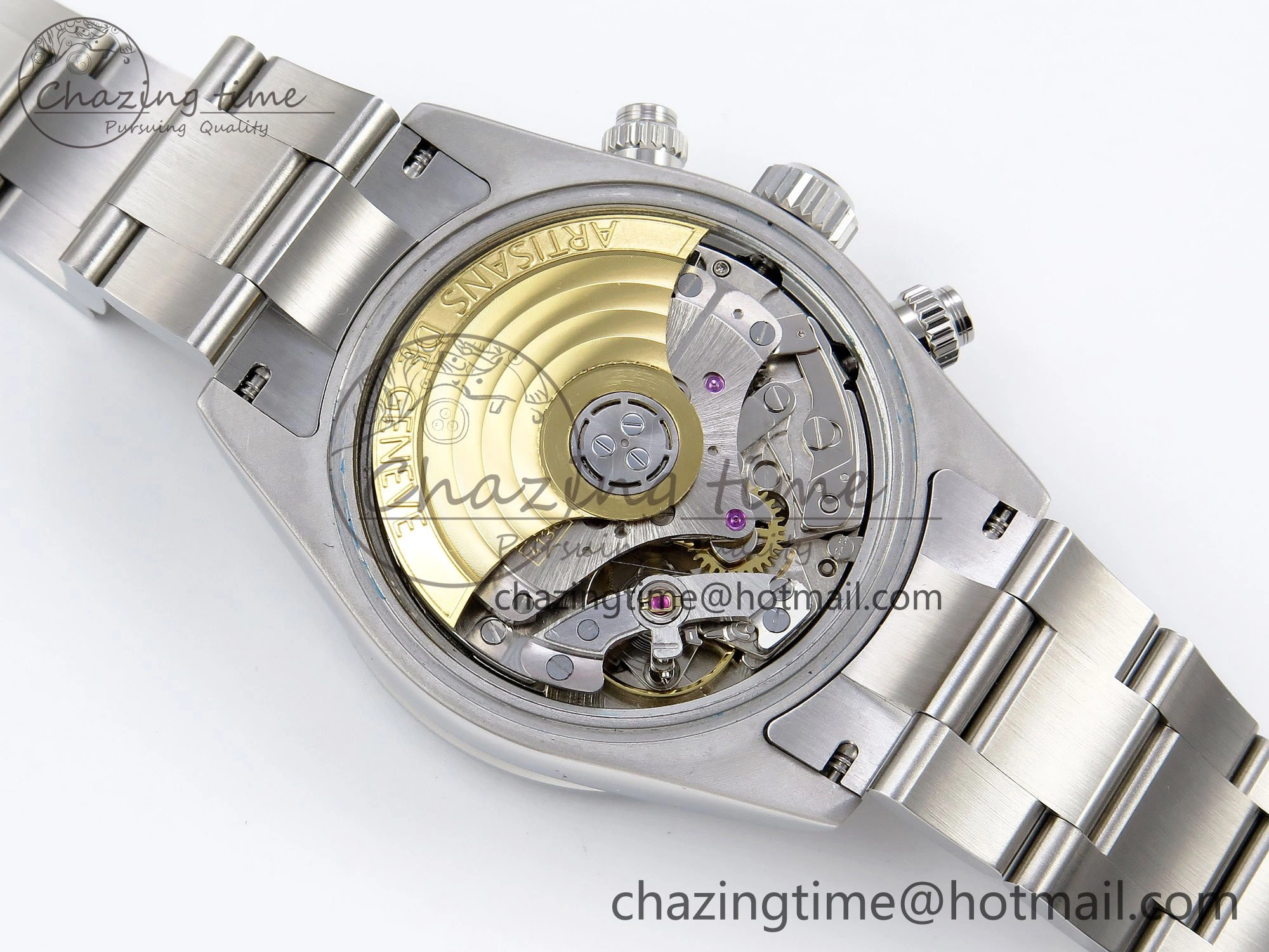 Functional Daytona SS ADGF Best Edition Green White Dial on SS Bracelet A 1638