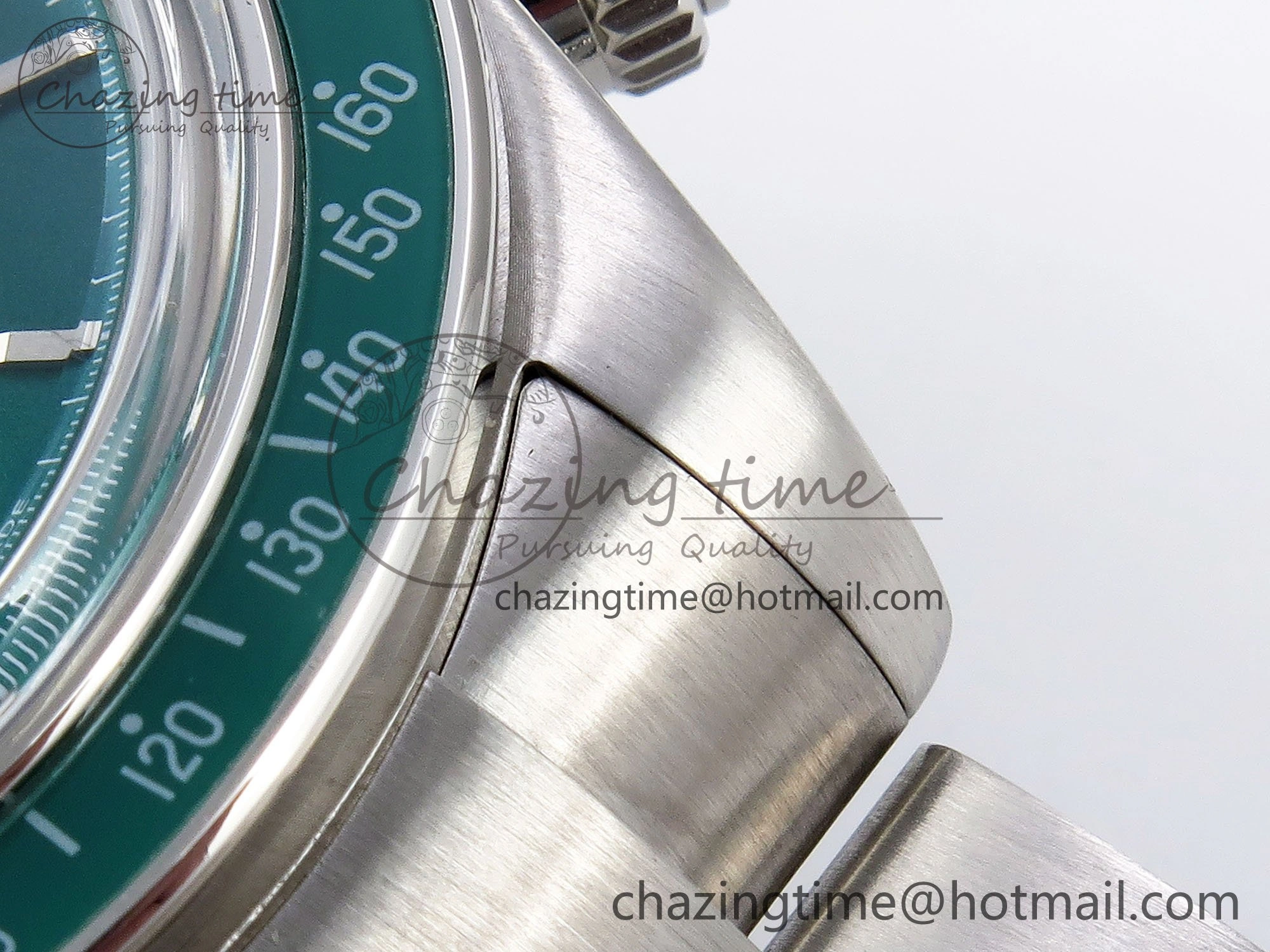 Functional Daytona SS ADGF Best Edition Green White Dial on SS Bracelet A 1638