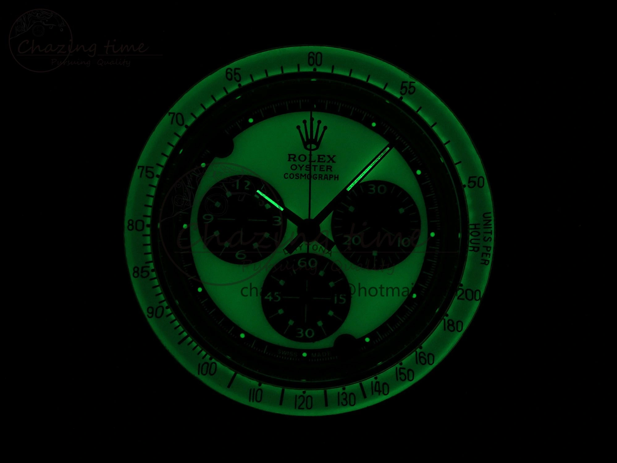 Daytona SS ADGF Best Edition White Skeleton Dial on SS Bracelet SA Resilient 1505