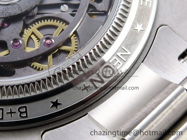 Daytona SS ADGF Best Edition White Skeleton Dial on SS Bracelet SA Resilient 1505