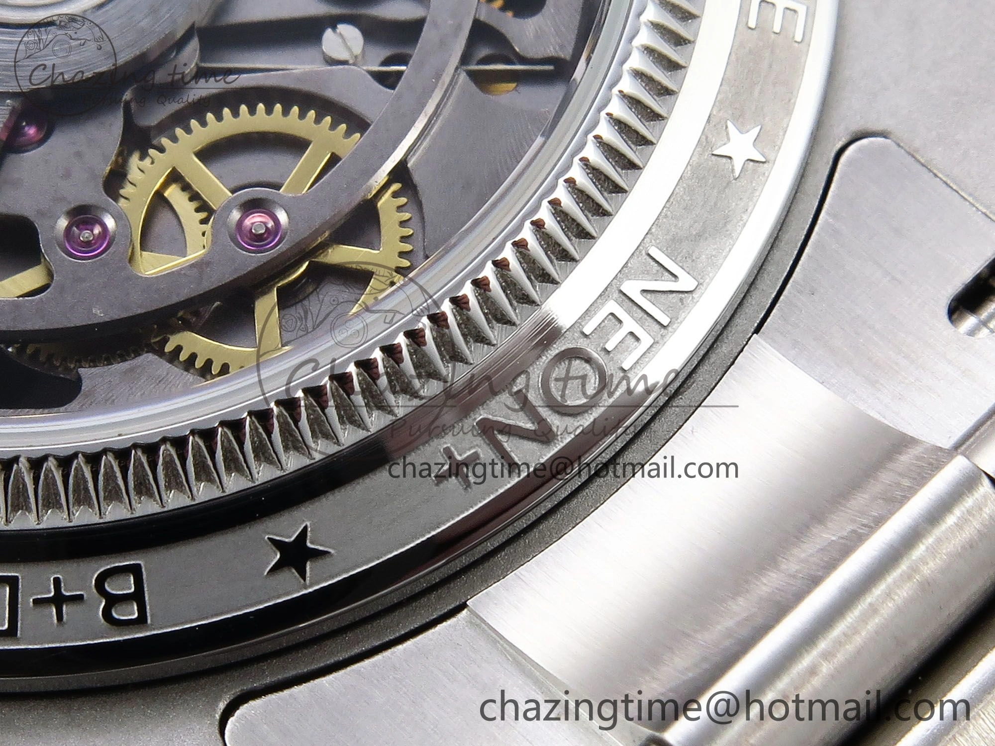 Daytona SS ADGF Best Edition White Skeleton Dial on SS Bracelet SA Resilient 1505