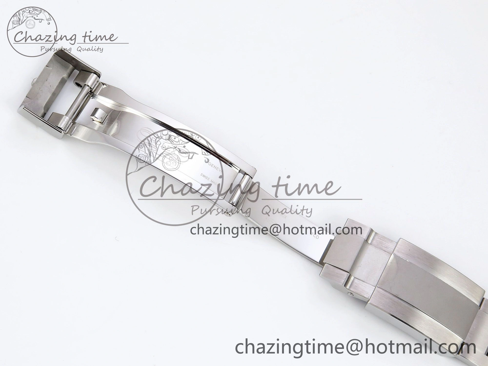 Daytona SS ADGF Best Edition White Skeleton Dial on SS Bracelet SA Resilient 1505