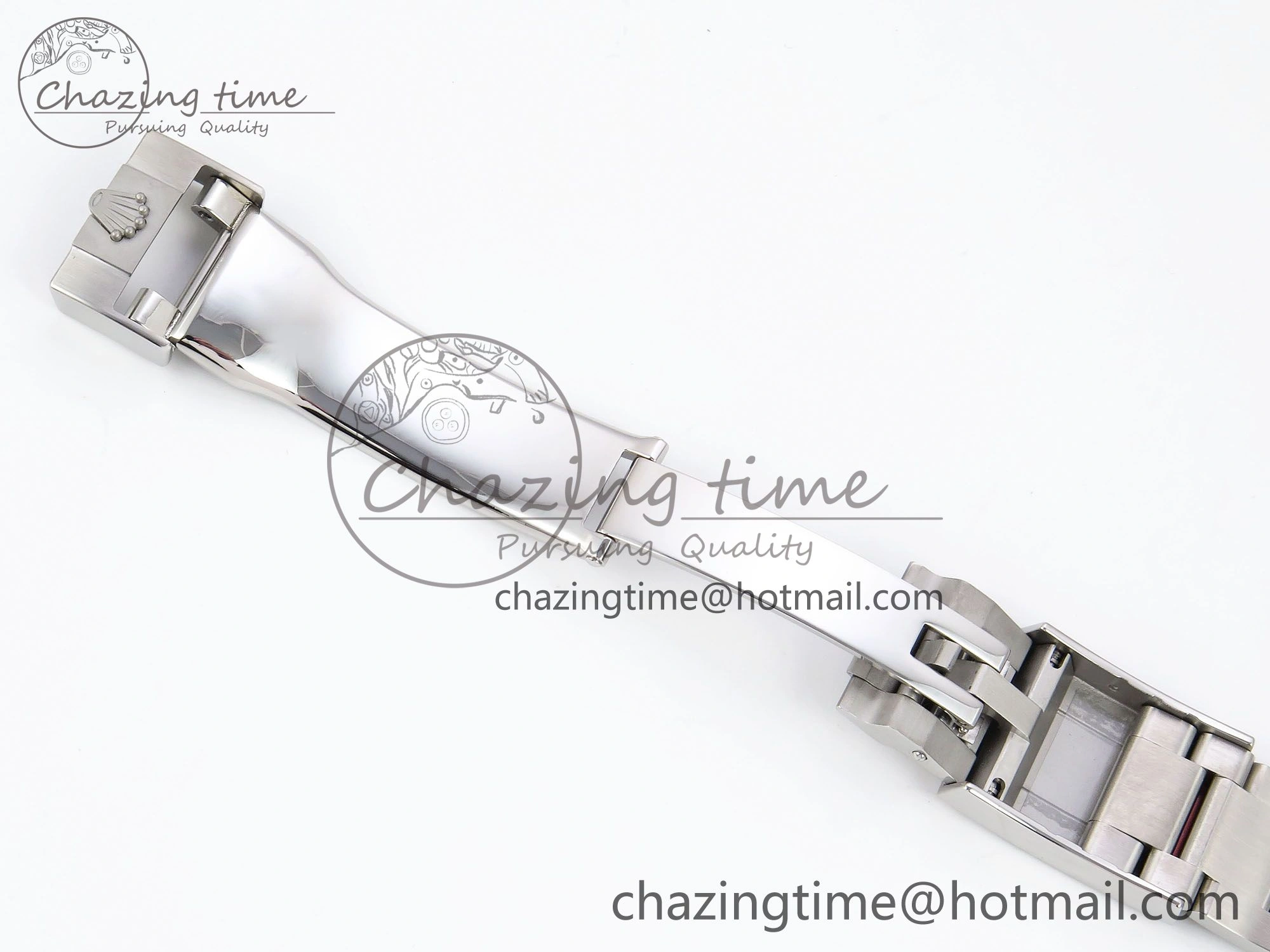 Daytona SS ADGF Best Edition White Skeleton Dial on SS Bracelet SA Resilient 1505