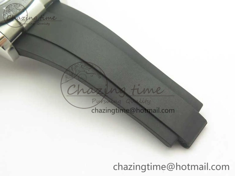 Daytona SS BP Maker Best Version Black Dial On Rubber Strap A7750@6 To Minimalist 3389