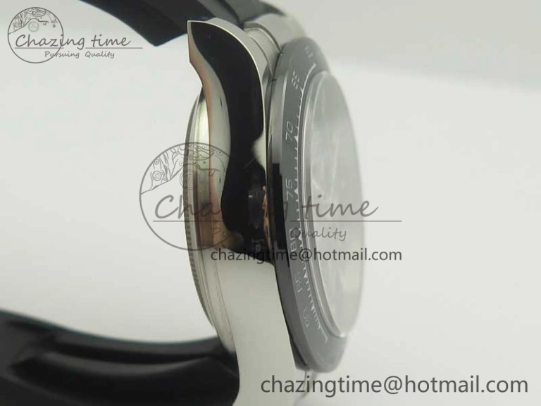 Daytona SS BP Maker Best Version Black Dial On Rubber Strap A7750@6 To Minimalist 3389