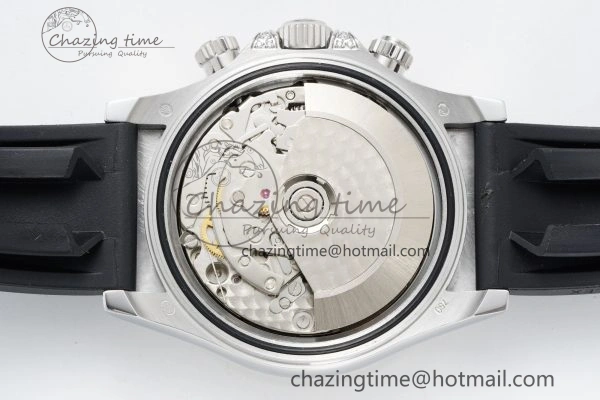 Daytona SS Rainbow Diamonds Bezel JVSF 1:1 Best Edition 904L Steel White Panda Dial on Oysterflex Strap A FlexibleFit 2247