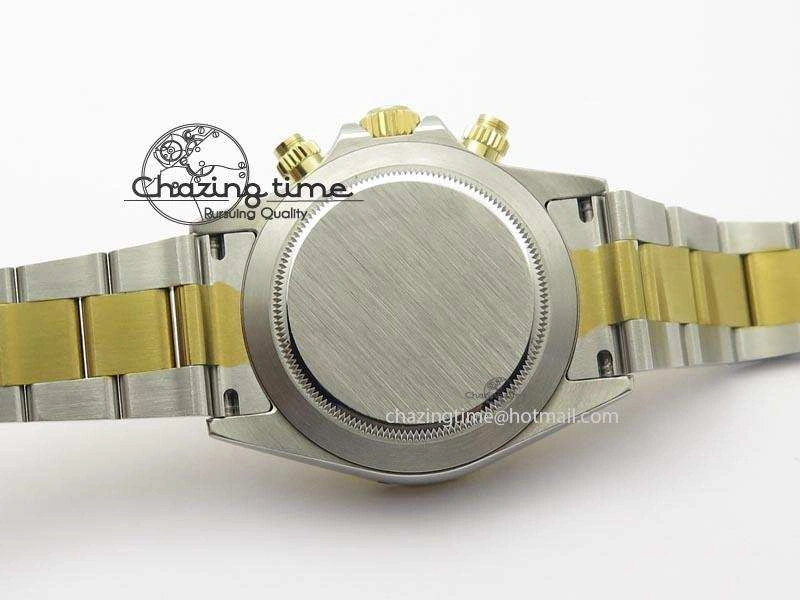 HighQuality Daytona SS YG 116523 JF Best Edition Gold Dial On SS YG Bracelet A 3898
