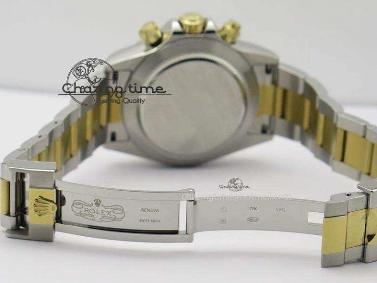 HighQuality Daytona SS YG 116523 JF Best Edition Gold Dial On SS YG Bracelet A 3898