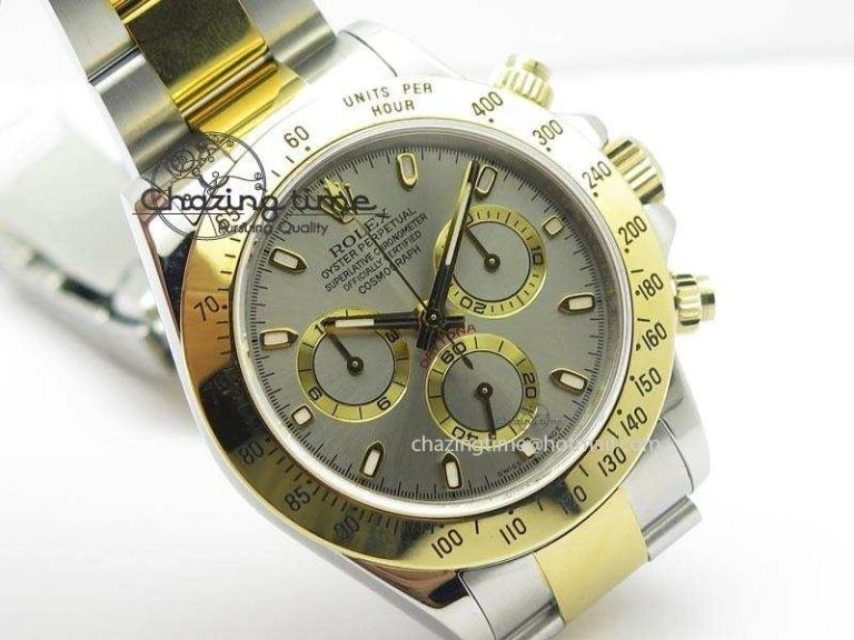 Daytona SS YG 116523 JF Best Edition Gray Dial On SS YG Bracelet A Supportive 3897