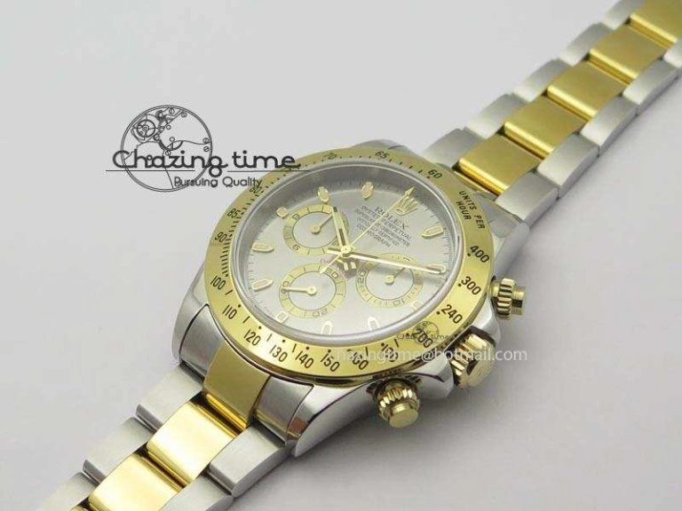 Daytona SS YG 116523 JF Best Edition Gray Dial On SS YG Bracelet A Supportive 3897