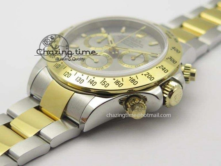 Daytona SS YG 116523 JF Best Edition Gray Dial On SS YG Bracelet A Supportive 3897