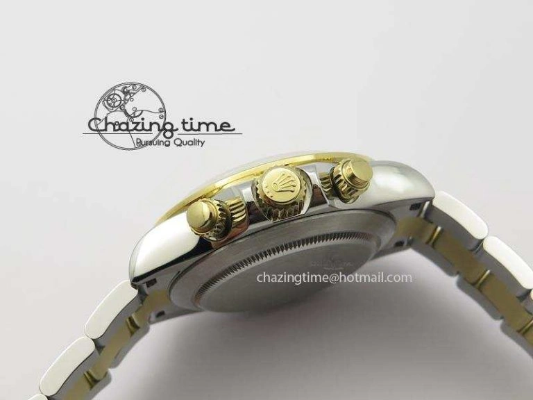 Daytona SS YG 116523 JF Best Edition White Dial On SS YG Bracelet A Lightweight 3896