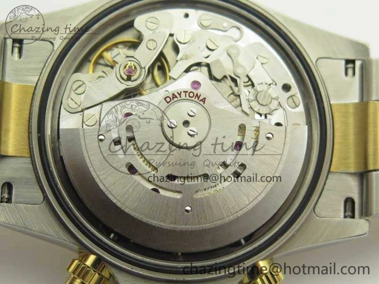 Refined Daytona SS YG BP Maker Best Edition Black Dial On SS YG Bracelet A 3456