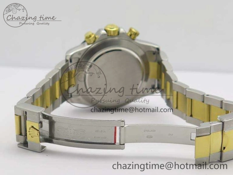Daytona SS YG Ceramic Bezel JH Best Edition Sliver Gray Dial On SS YG Bracelet A FashionForward 3532