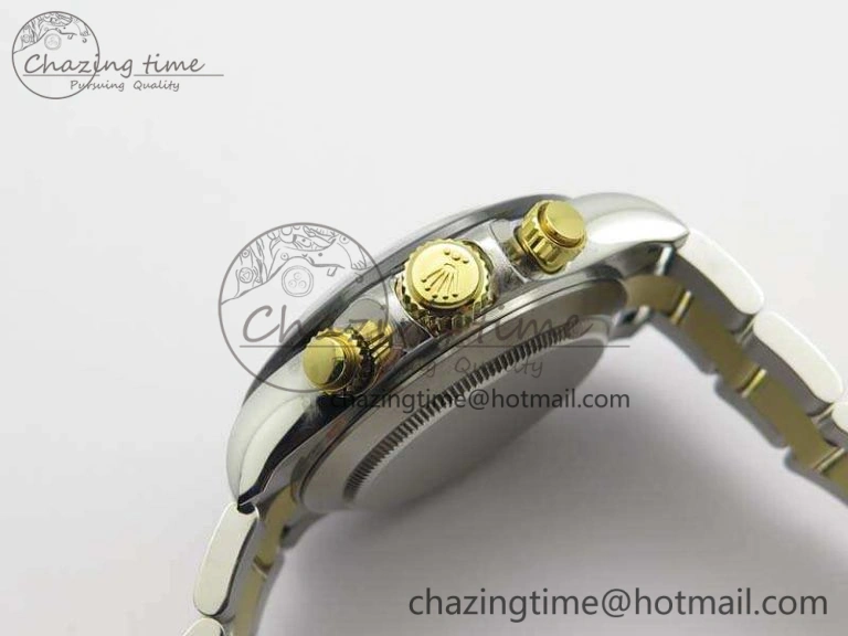 Daytona SS YG Ceramic Bezel JH Best Edition Sliver Gray Dial On SS YG Bracelet A FashionForward 3532