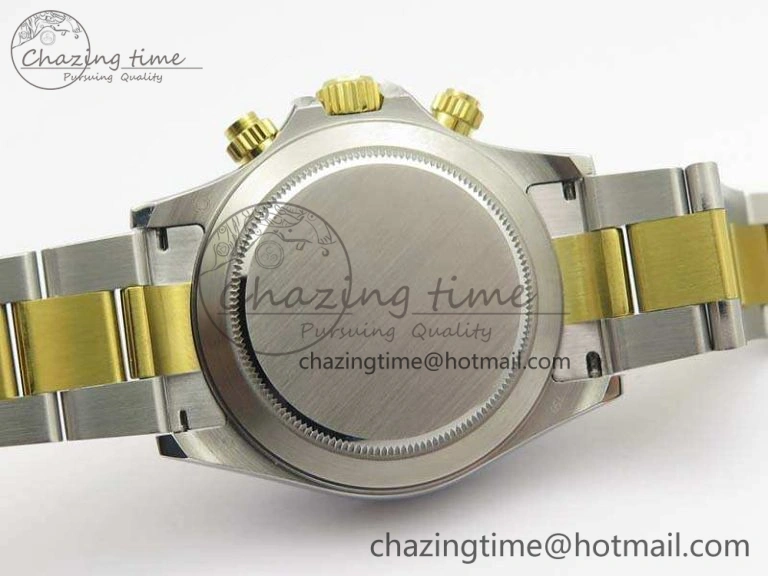Daytona SS YG Ceramic Bezel JH Best Edition Sliver Gray Dial On SS YG Bracelet A FashionForward 3532