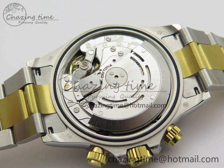 Daytona SS YG Ceramic Bezel JH Best Edition Sliver Gray Dial On SS YG Bracelet A FashionForward 3532
