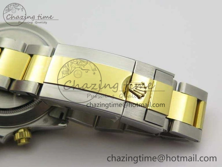 Daytona SS YG Ceramic Bezel JH Best Edition Sliver Gray Dial On SS YG Bracelet A FashionForward 3532