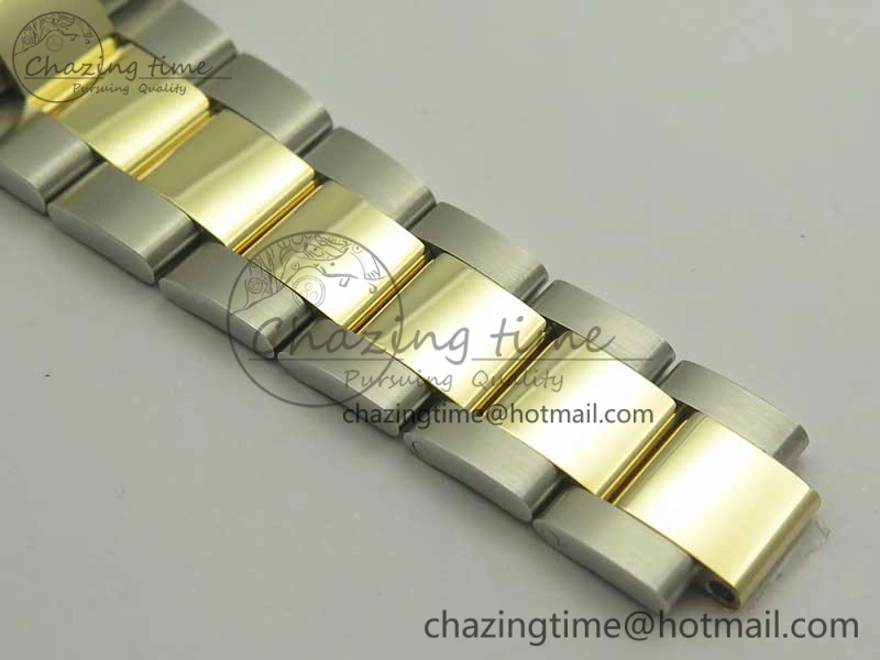 UrbanChic Daytona SS YG TW 116523 Wrapped V2 1:1 Best Edition Gold Dial Diamonds Markers on SS Bracelet A 3371