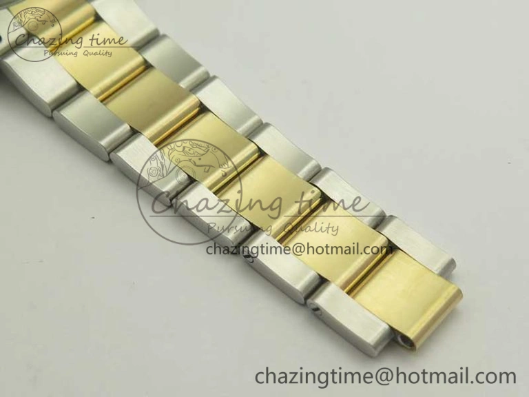 UrbanChic Daytona SS YG TW 116523 Wrapped V2 1:1 Best Edition Gold Dial Diamonds Markers on SS Bracelet A 3371