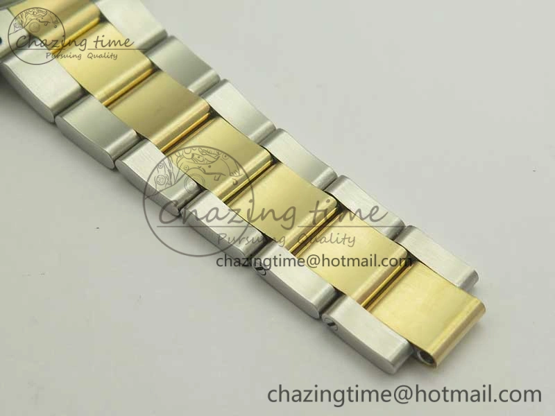 UrbanChic Daytona SS YG TW 116523 Wrapped V2 1:1 Best Edition Gold Dial Diamonds Markers on SS Bracelet A 3371