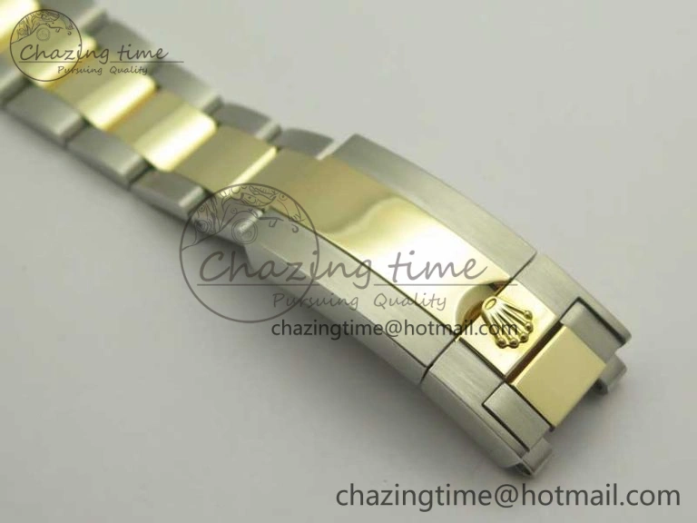 UrbanChic Daytona SS YG TW 116523 Wrapped V2 1:1 Best Edition Gold Dial Diamonds Markers on SS Bracelet A 3371