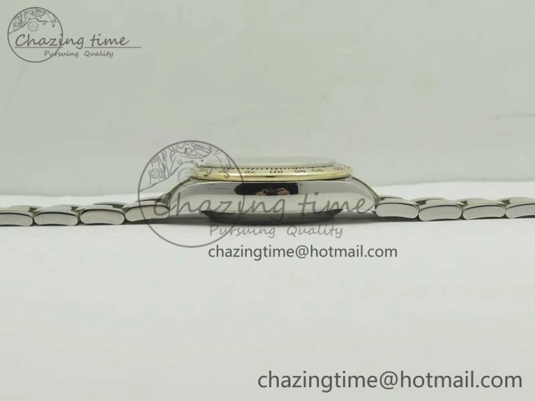 UrbanChic Daytona SS YG TW 116523 Wrapped V2 1:1 Best Edition Gold Dial Diamonds Markers on SS Bracelet A 3371