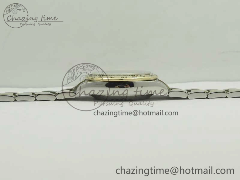 UrbanChic Daytona SS YG TW 116523 Wrapped V2 1:1 Best Edition Gold Dial Diamonds Markers on SS Bracelet A 3371