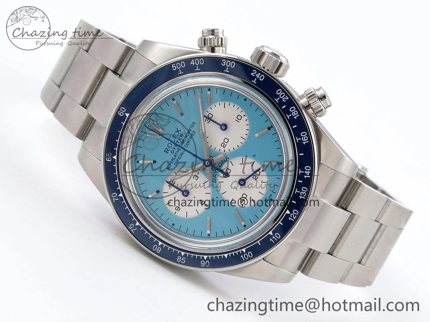 MultiPurpose Daytona Scona SS ADGF Best Edition Blue Dial on SS Bracelet SA 1345