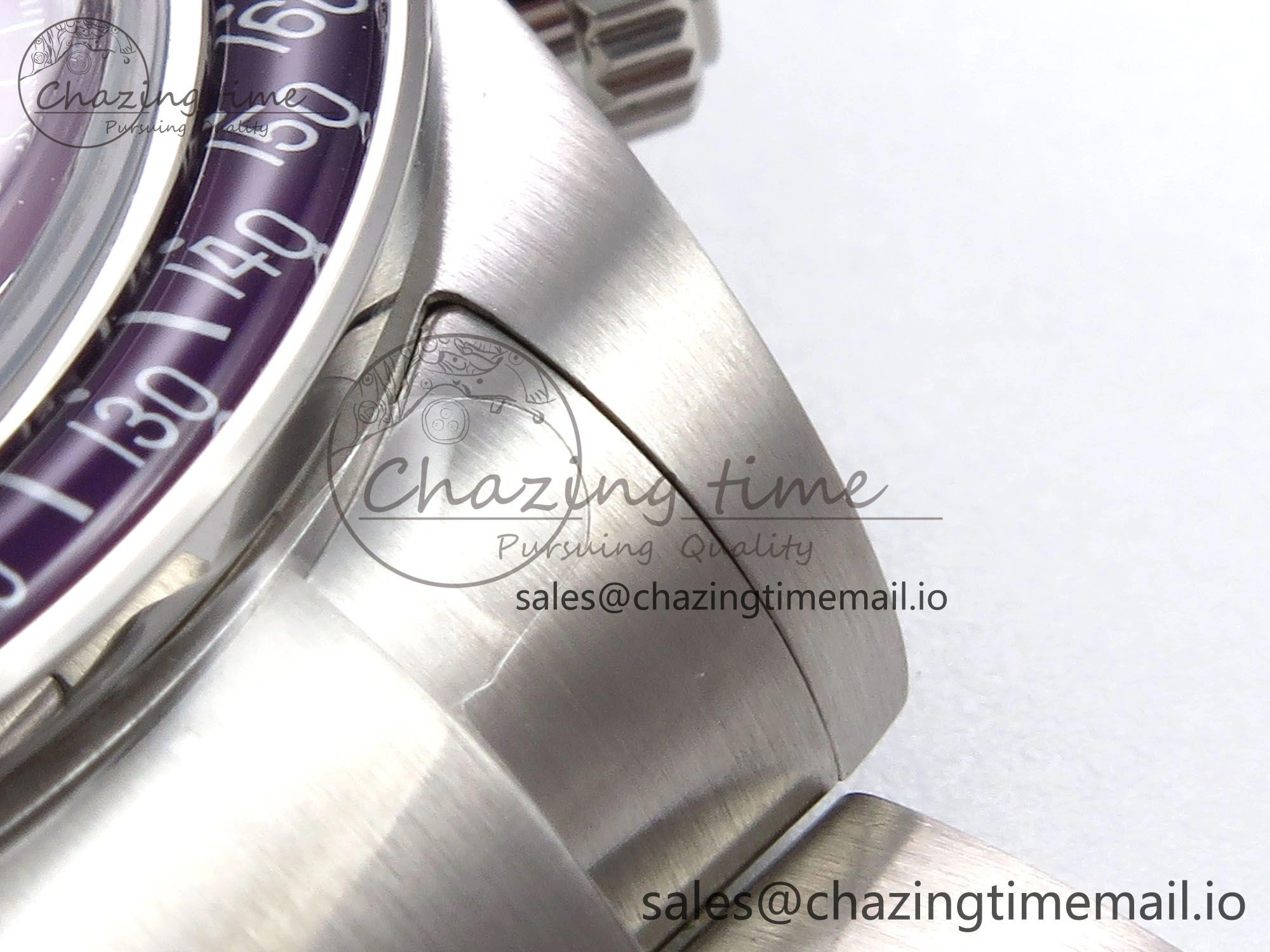 Daytona Scona SS ADGF Best Edition Purple Dial on SS Bracelet SA StreetReady 1073