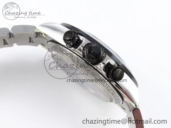 TopPick Daytona Skeleton SONIC Best Edition Ceramic Bezel Skeleton Dial on SS Oyster Bracelet SA 1654