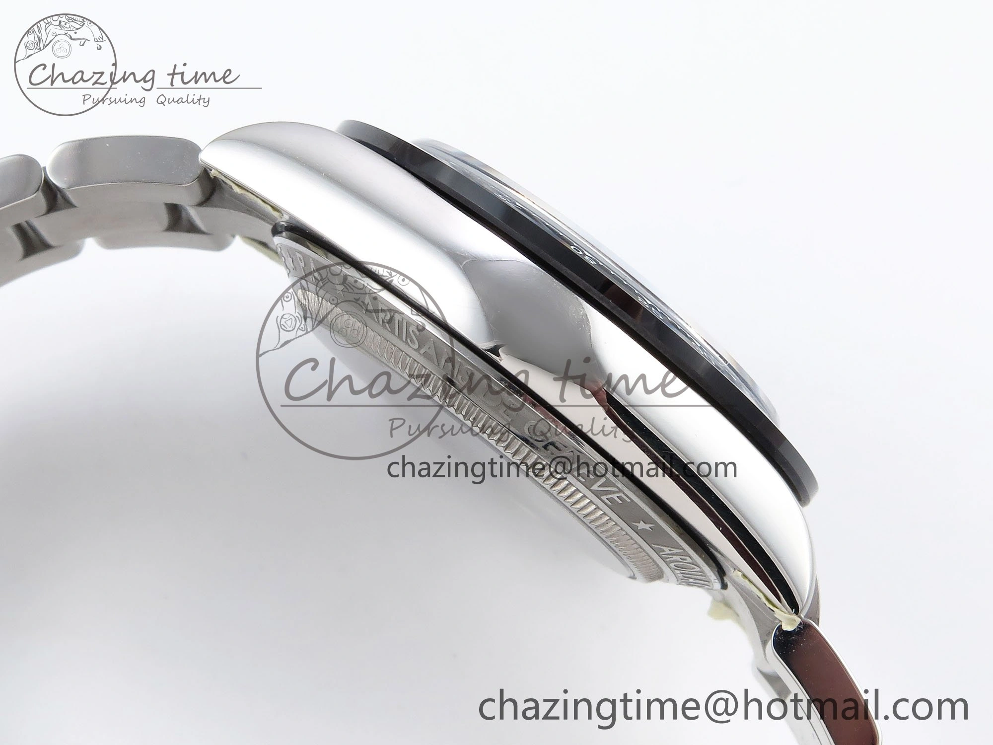 TopPick Daytona Skeleton SONIC Best Edition Ceramic Bezel Skeleton Dial on SS Oyster Bracelet SA 1654